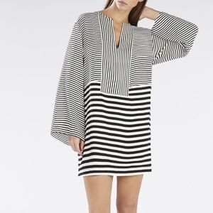 BCBGMAXAZRIA Amelia striped kimono dress Sz XS
